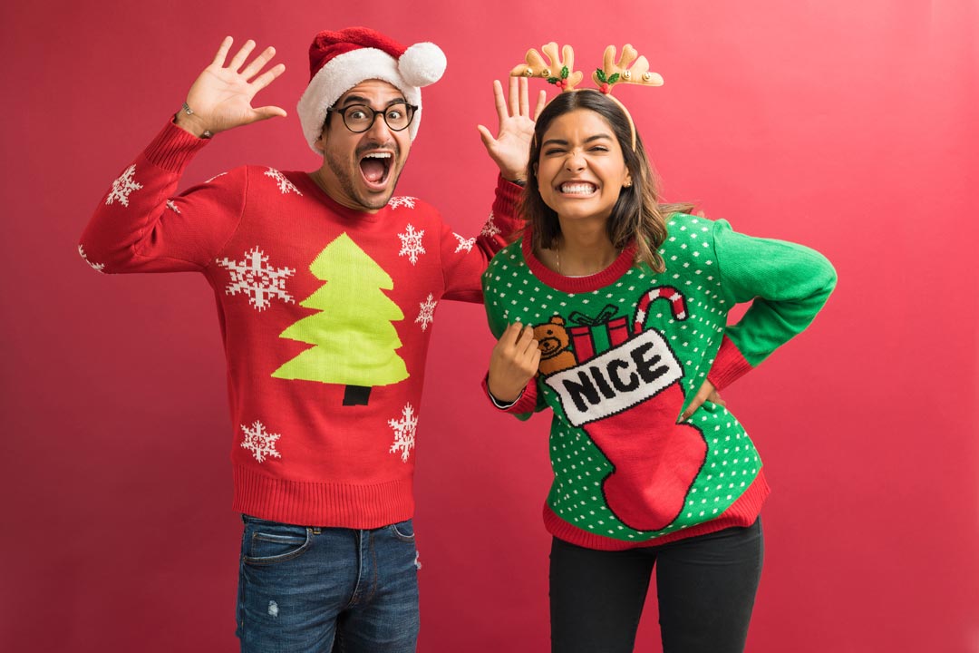 Mode du pull moche de Noël personnalisé