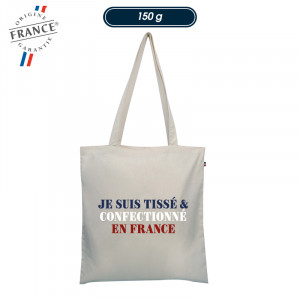 Tote bag fabriqué en France en coton bio