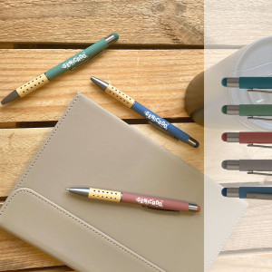 Stylo bambou avec grip et stylet