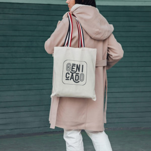 Tote bag coton recyclé 220g certifié origine France